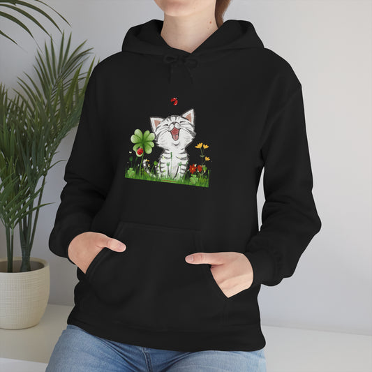 Unisex Kapuzenpullover – Süße Katze