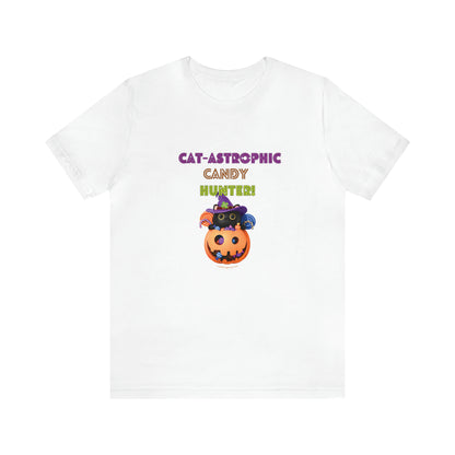 Unisex Cotton T-shirt - Catastrophic Candy Hunter