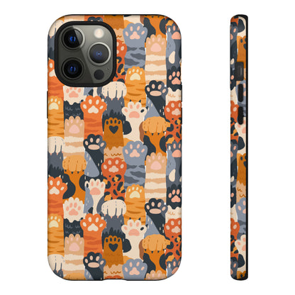 Premium-quality tough protective phone cases for iPhone, Samsung and Google phones - Colorful Paws for Pet Lovers