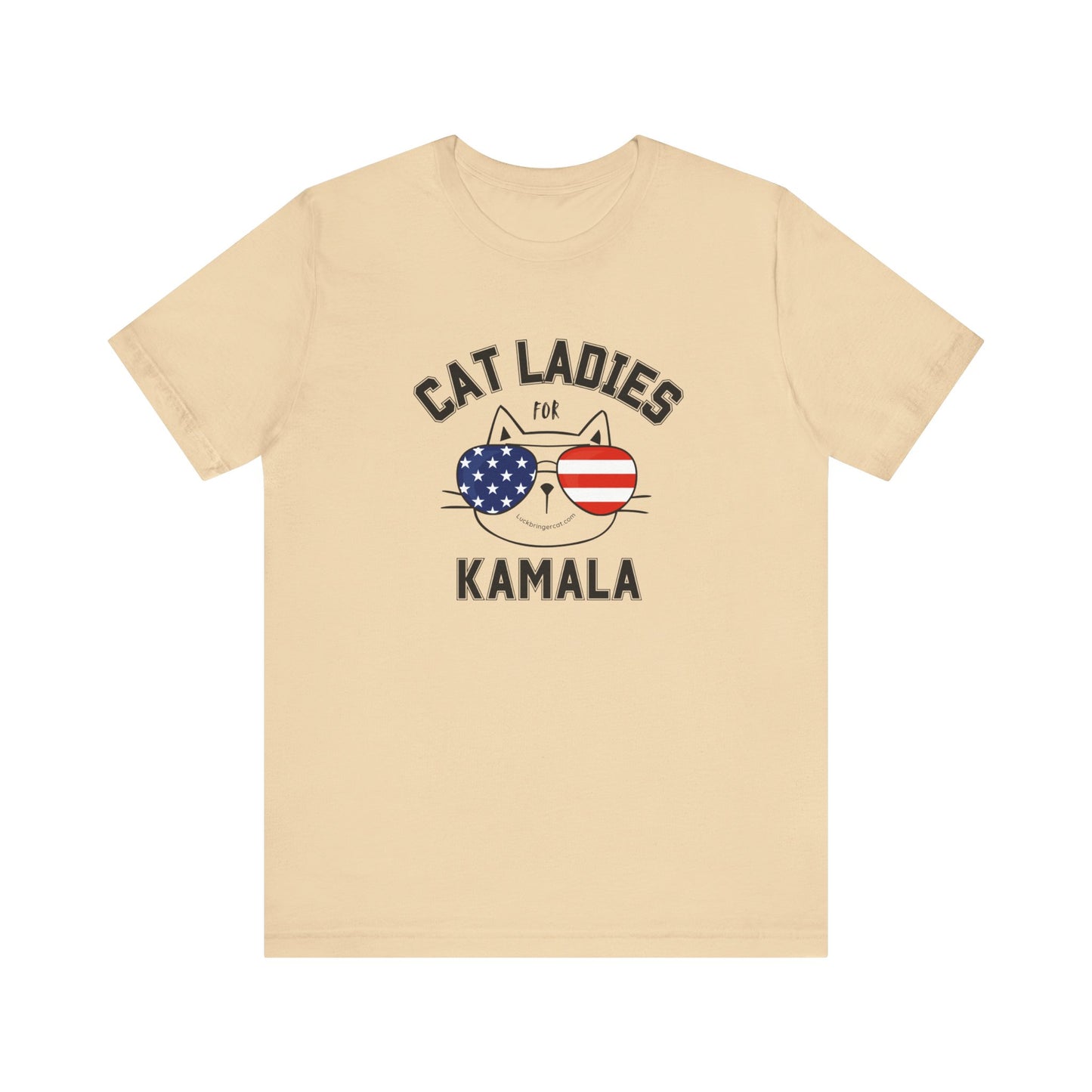 Cat Ladies For Kamala Harris T-Shirt-  2024 US President Election Shirt