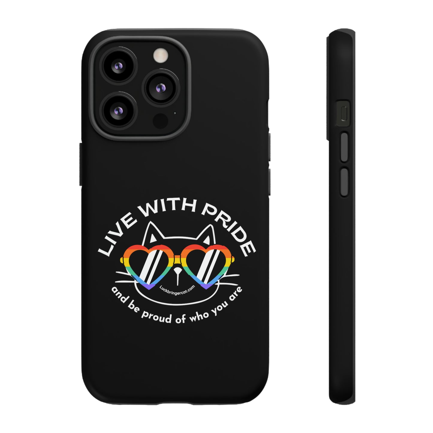 Cat Lovers Pride Phone Case- iPhone, Samsung Galaxy, Google Pixel-LGBTQ+ Community Support