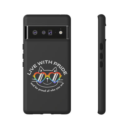 Cat Lovers Pride Phone Case- iPhone, Samsung Galaxy, Google Pixel-LGBTQ+ Community Support