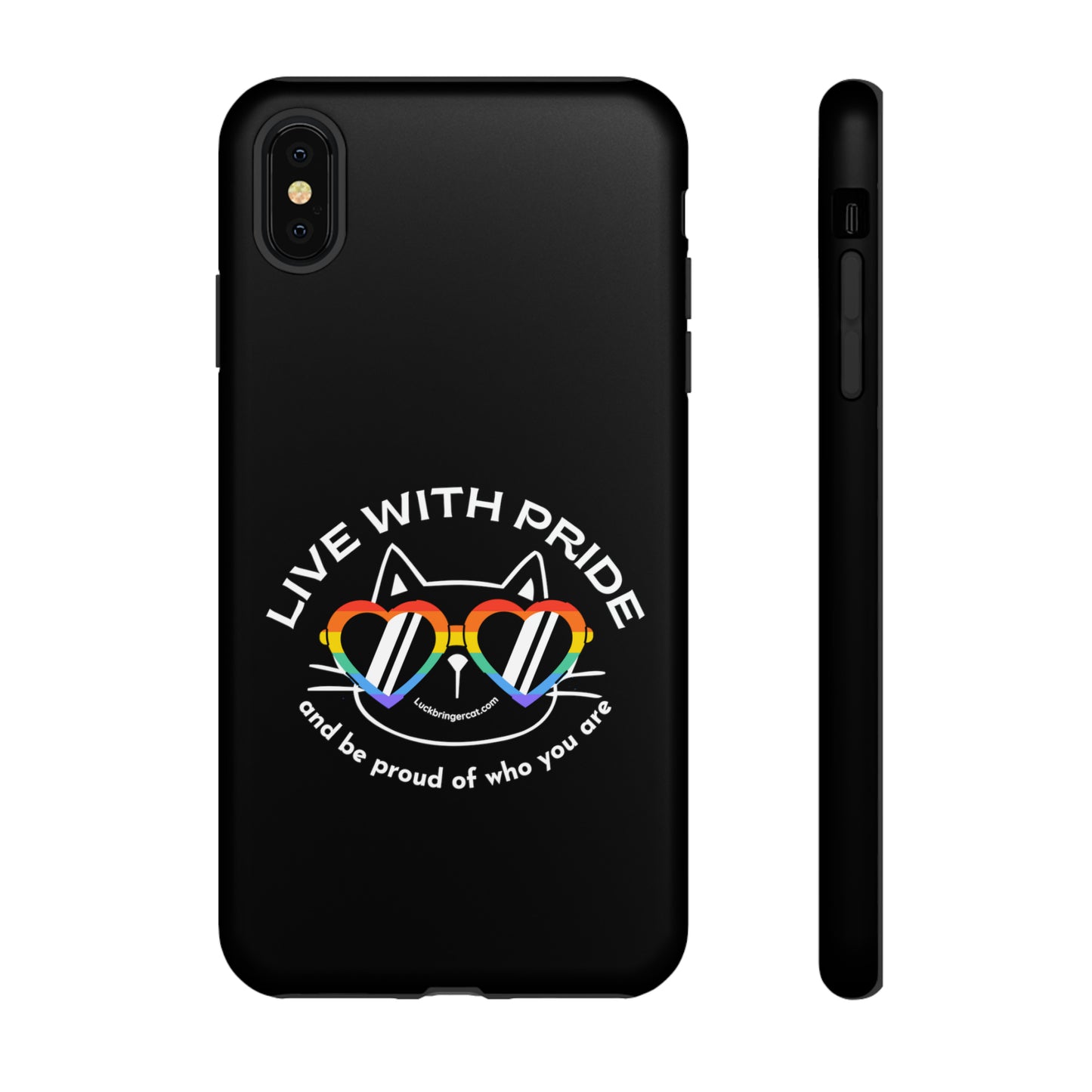 Cat Lovers Pride Phone Case- iPhone, Samsung Galaxy, Google Pixel-LGBTQ+ Community Support