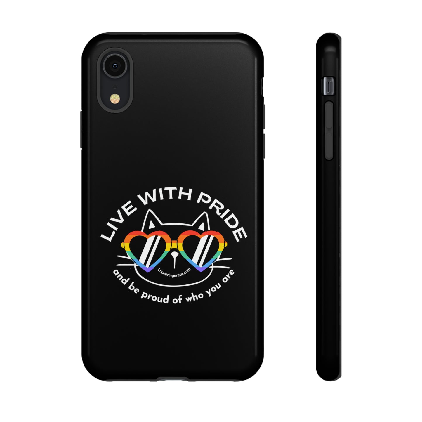 Cat Lovers Pride Phone Case- iPhone, Samsung Galaxy, Google Pixel-LGBTQ+ Community Support