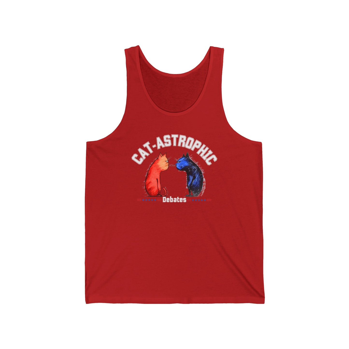 Unisex Tank Top- US Election Theme- Catastrophic Debates