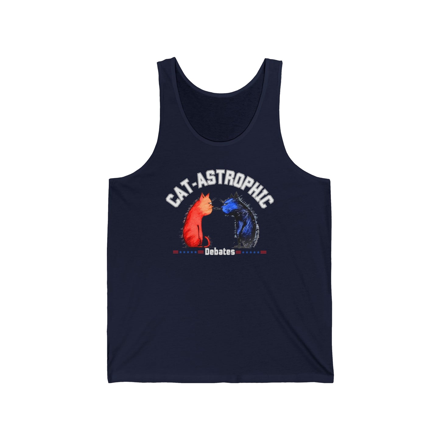 Unisex Tank Top- US Election Theme- Catastrophic Debates