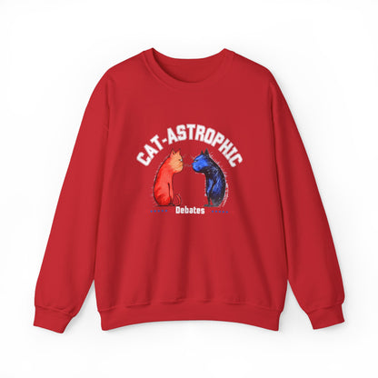 Funny Crewneck Sweatshirt For US Election - Catastrophic Debates