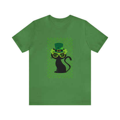 T-shirt - St Patrick's Day - Lucky Black Cat