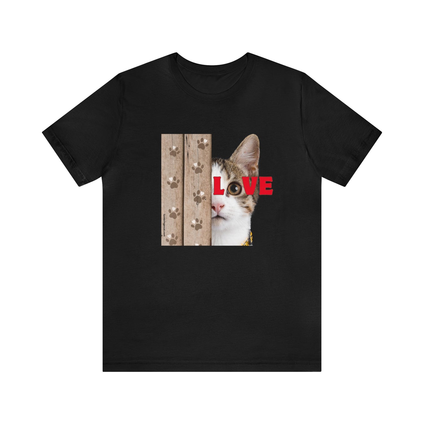 Cat Lover Graphic Cotton T-shirt