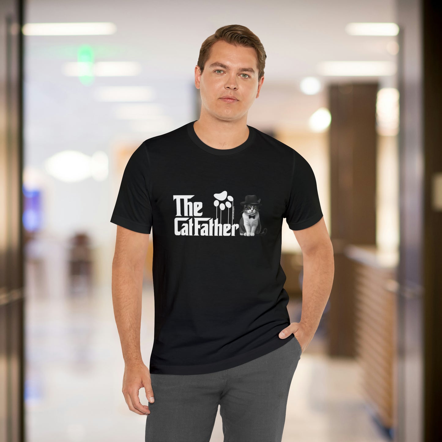 The Cat father shirt - Gift for Cat dads - Cat Daddy Tee 