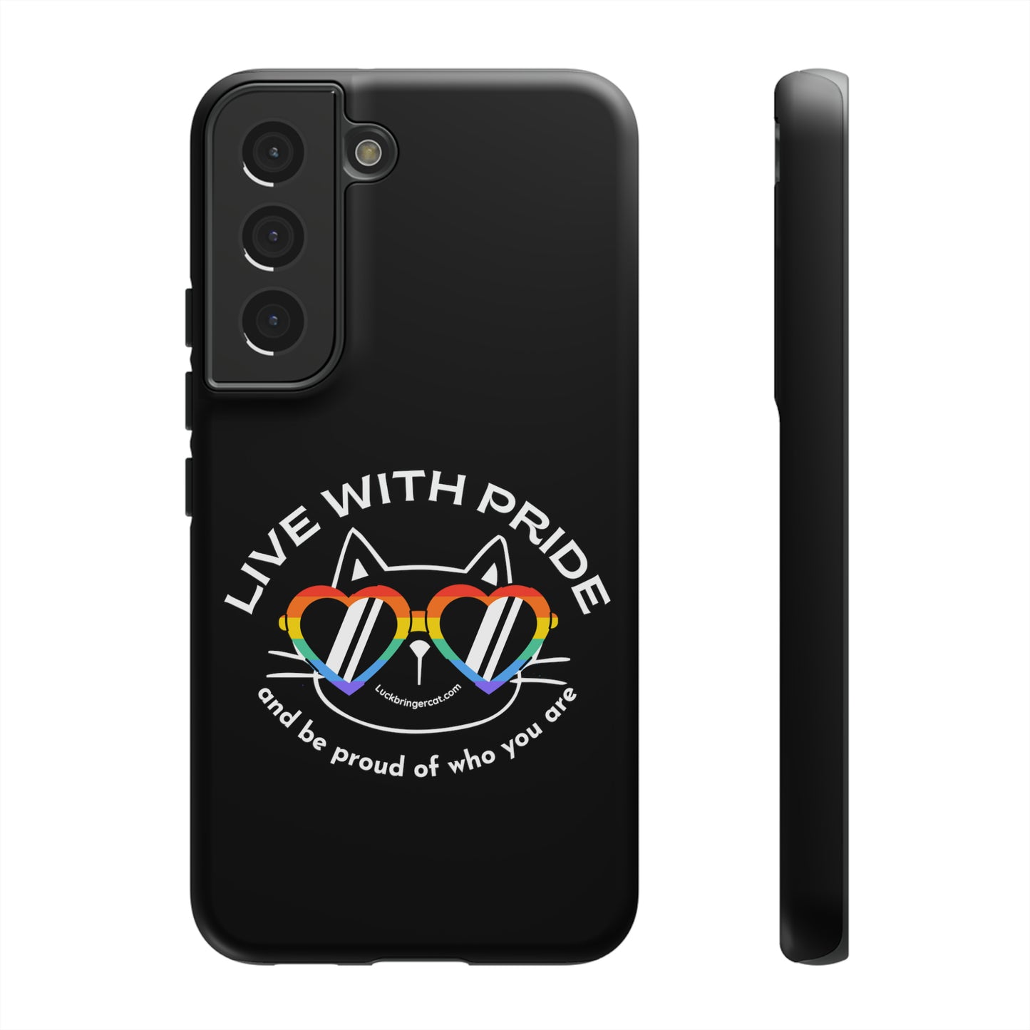 Cat Lovers Pride Phone Case- iPhone, Samsung Galaxy, Google Pixel-LGBTQ+ Community Support