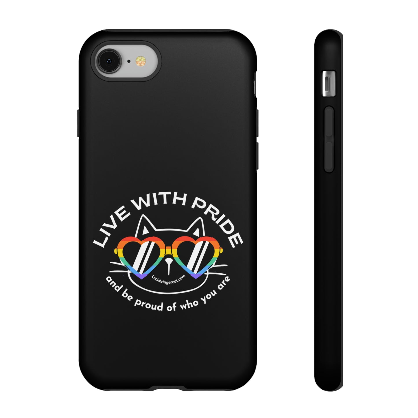 Cat Lovers Pride Phone Case- iPhone, Samsung Galaxy, Google Pixel-LGBTQ+ Community Support