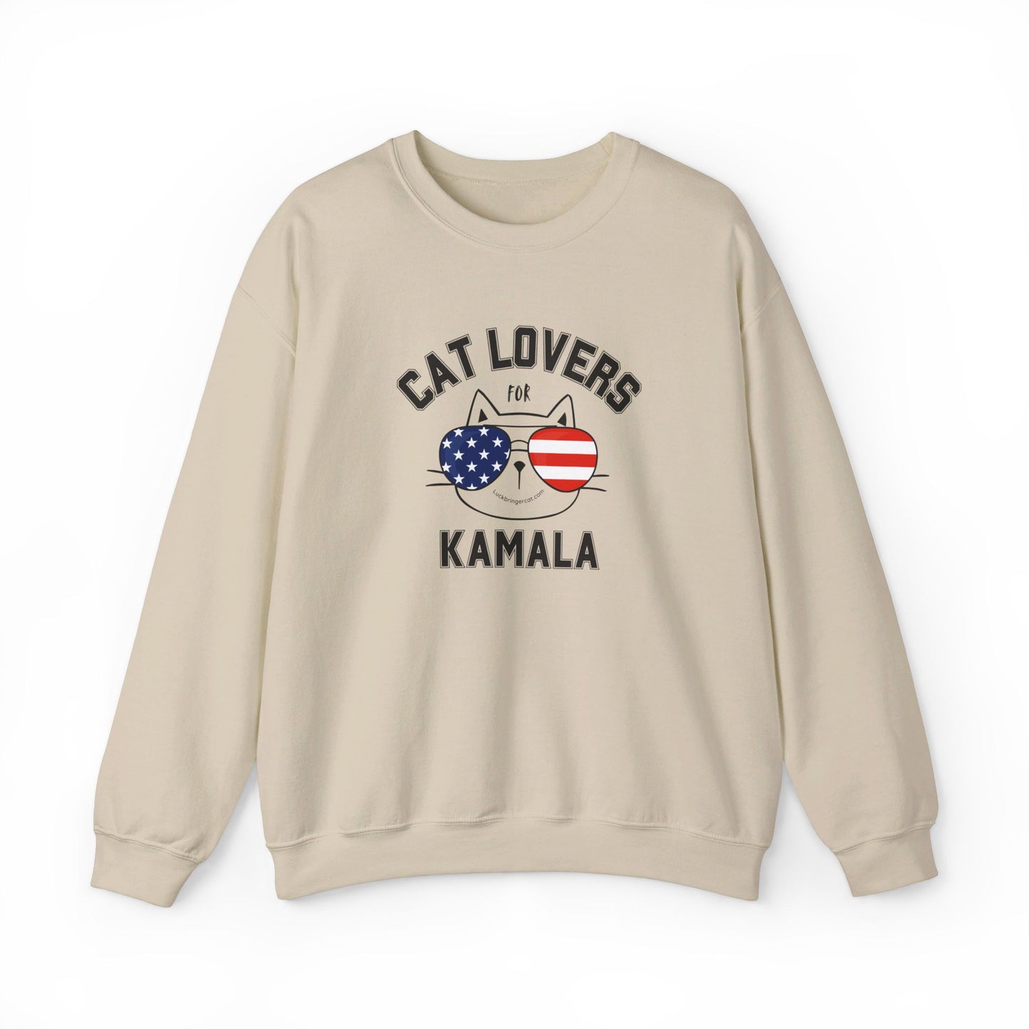 Cat Lovers For Kamala Harris 2024 US Presidential Election Sweatshirt