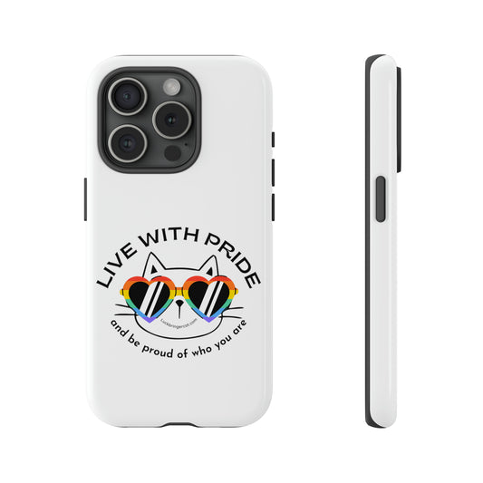 Phone case-pride-LGBTQ+-gay-lesbian gift-iPhone 15 Plus, iPhone 15 Pro, iPhone 15 Pro Max, iPhone 14 Plus, iPhone 14 Pro, iPhone 14 Pro Max, iPhone 13 mini, iPhone 13 Pro, iPhone 13 Pro Max, iPhone 12 mini, iPhone 12 Pro, iPhone 12 Pro Max, iPhone 11 Pro, iPhone 11 Pro Max, iPhone X, iPhone XR, iPhone XS, iPhone XS Max, iPhone 8, iPhone 8 Plus-cat lovers