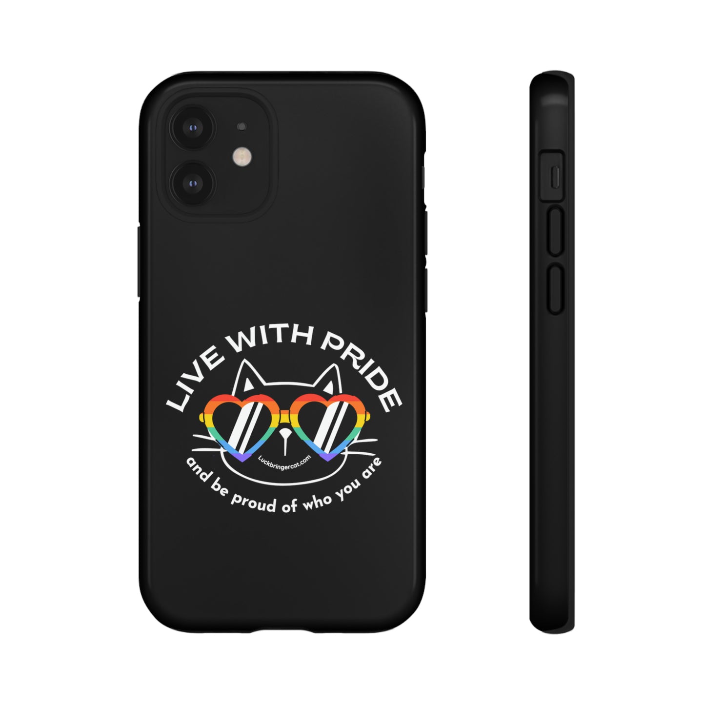 Cat Lovers Pride Phone Case- iPhone, Samsung Galaxy, Google Pixel-LGBTQ+ Community Support