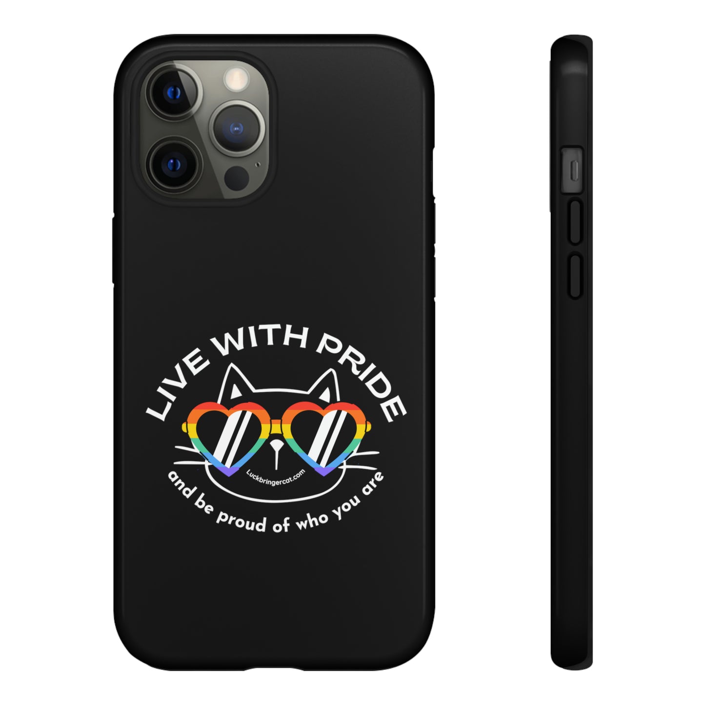 Cat Lovers Pride Phone Case- iPhone, Samsung Galaxy, Google Pixel-LGBTQ+ Community Support