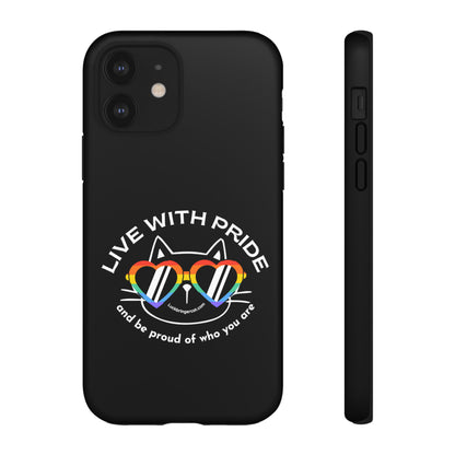 Cat Lovers Pride Phone Case- iPhone, Samsung Galaxy, Google Pixel-LGBTQ+ Community Support