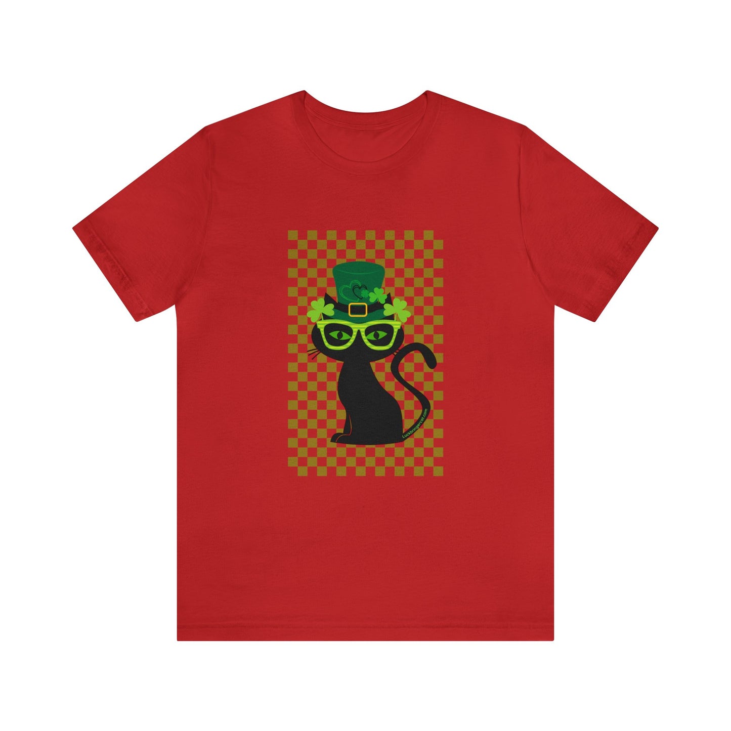 T-shirt - St Patrick's Day - Lucky Black Cat