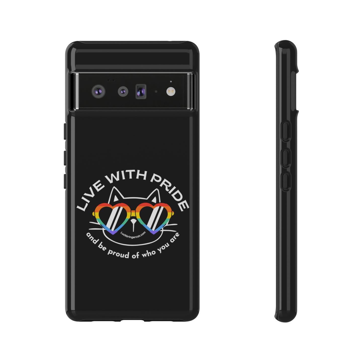 Cat Lovers Pride Phone Case- iPhone, Samsung Galaxy, Google Pixel-LGBTQ+ Community Support