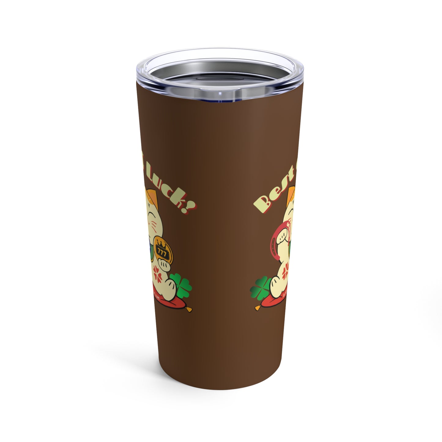 Insulated Travel Cup - Lucky Maneki Neko Cat Tumbler