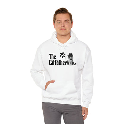 Hoodie-The Cat Father Hooded Sweatshirt