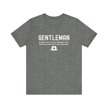 Funny T-shirt for Cat Lover Men- Gentleman Shirt