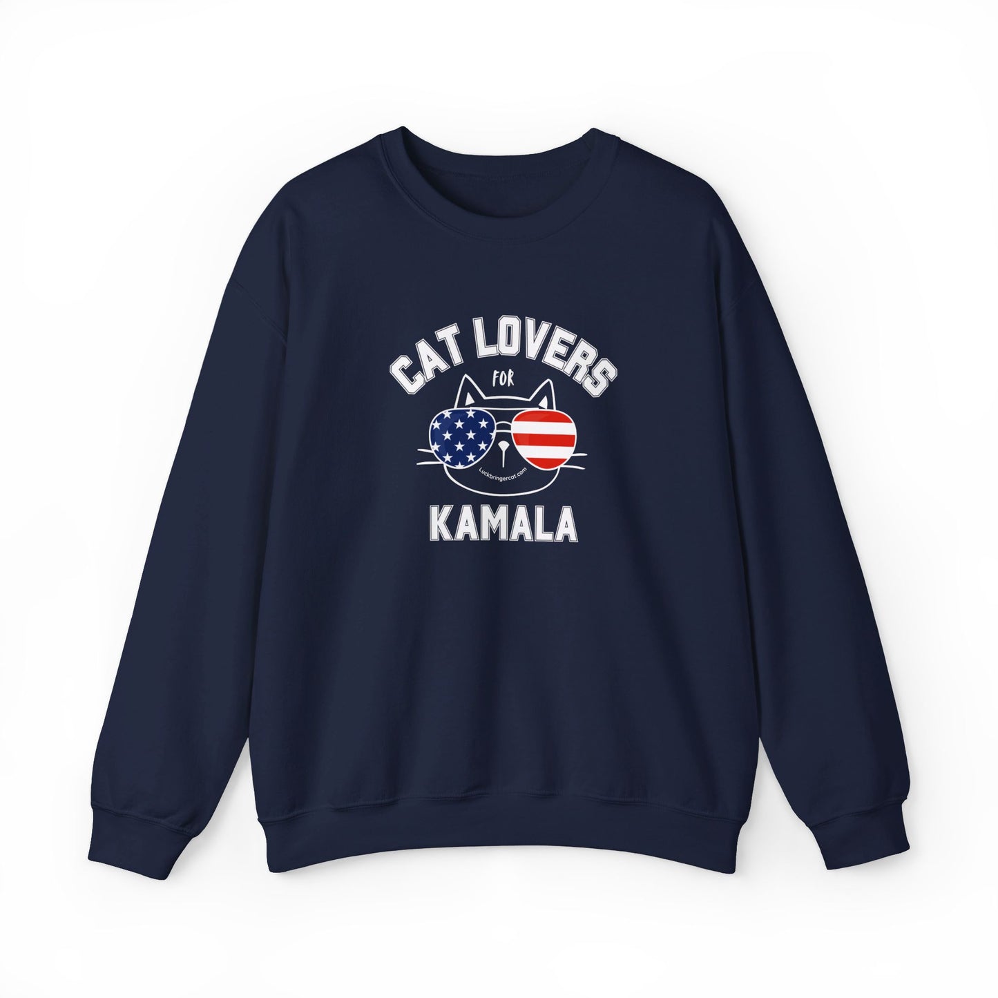 Cat Lovers For Kamala Harris 2024 US Presidential Election Sweatshirt