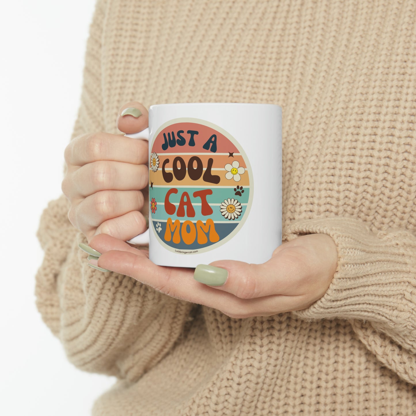 Coffee Mug- Just A Cool Cat Mom