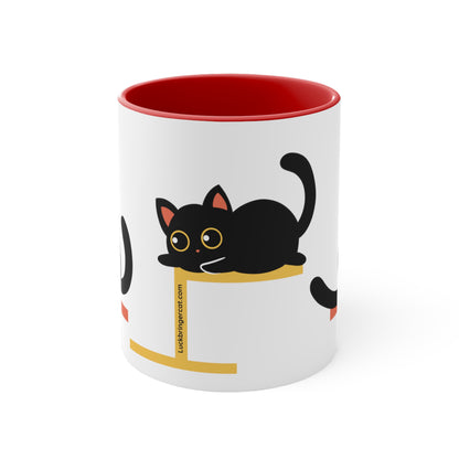 Black Cat Ceramic Coffee Mug for Kitty Cat Lovers