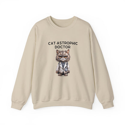 Sweatshirt for Cat Lover Doctors-  Funny Catastrophic Doctor Unisex Sweater