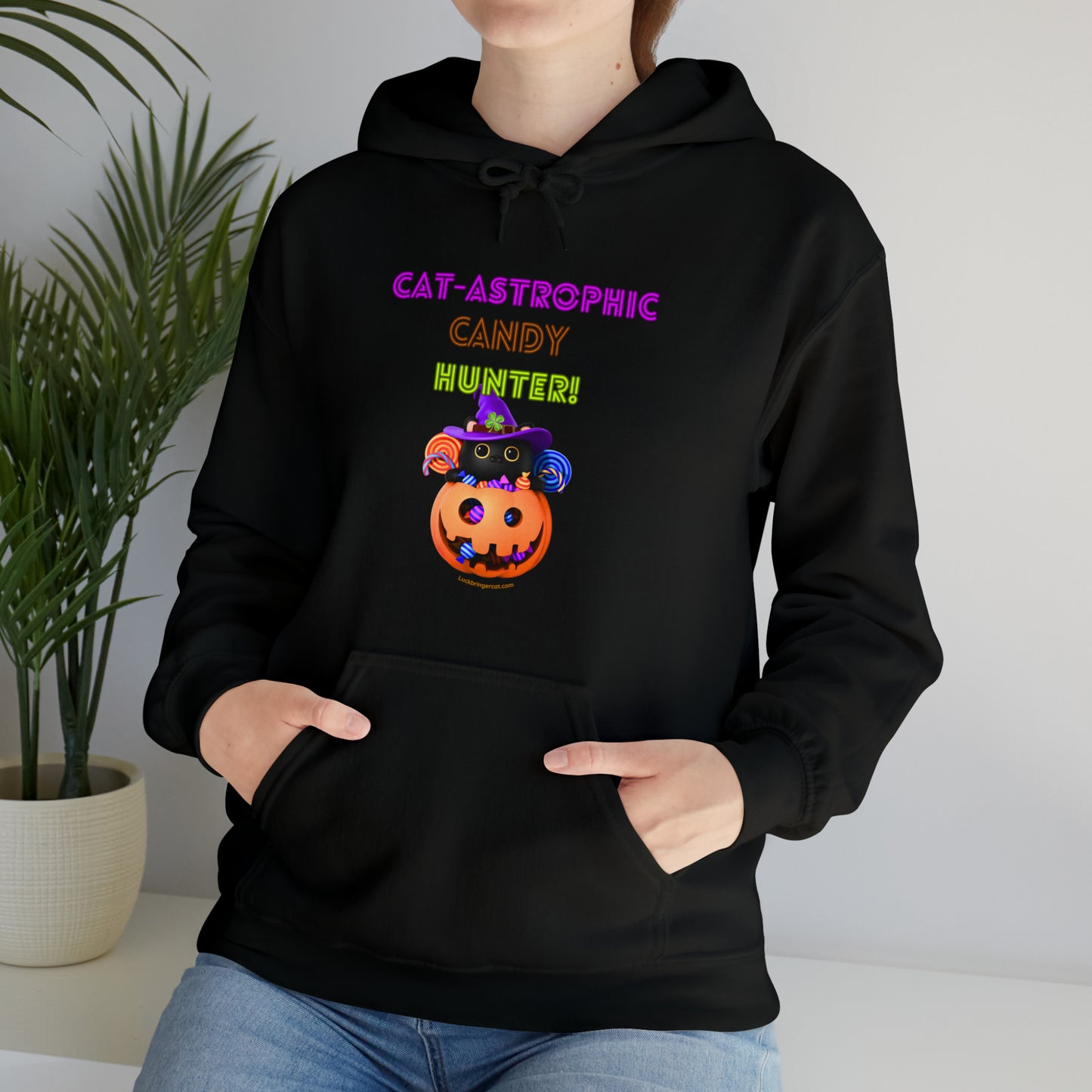 Unisex Hooded Sweatshirt - Catastrophic Candy Hunter