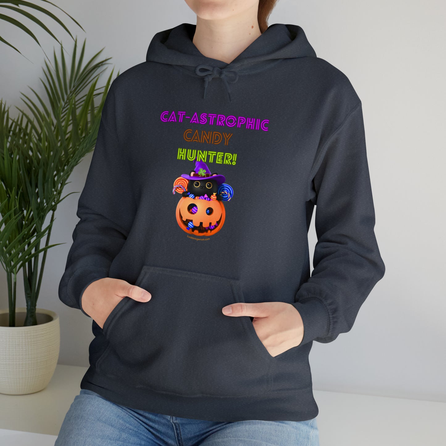 Unisex Hooded Sweatshirt - Catastrophic Candy Hunter