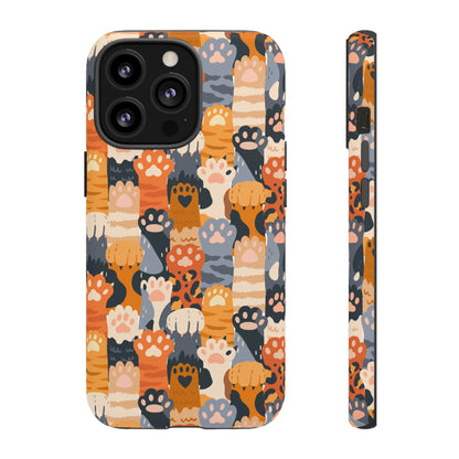 Premium-quality tough protective phone cases for iPhone, Samsung and Google phones - Colorful Paws for Pet Lovers