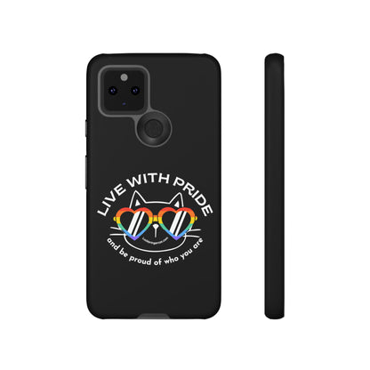 Cat Lovers Pride Phone Case- iPhone, Samsung Galaxy, Google Pixel-LGBTQ+ Community Support