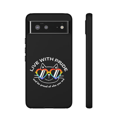 Cat Lovers Pride Phone Case-LGBTQ+ Community Support-🔸 Google Pixel 7, Google Pixel 6 Pro, Google Pixel 6, Google Pixel 5 5G