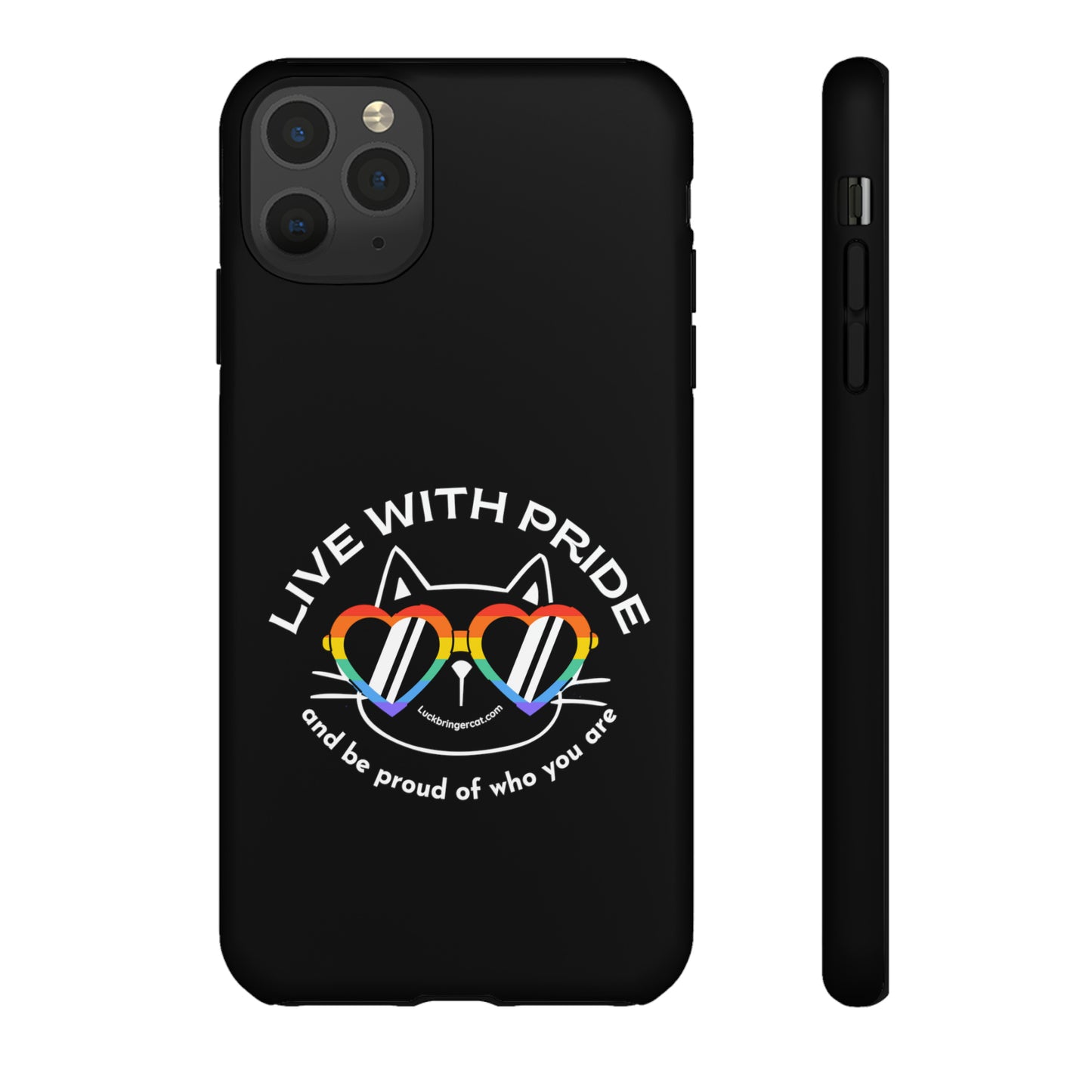 Cat Lovers Pride Phone Case- iPhone, Samsung Galaxy, Google Pixel-LGBTQ+ Community Support