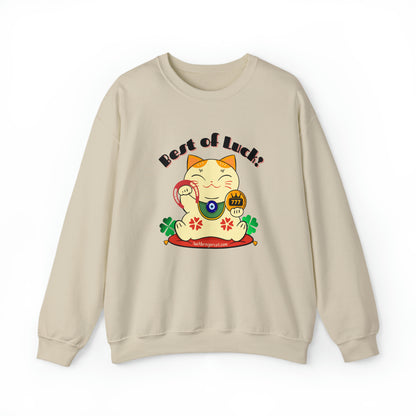 Crewneck Sweatshirt - Lucky Maneki Neko Cat