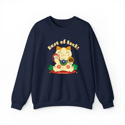 Crewneck Sweatshirt - Lucky Maneki Neko Cat