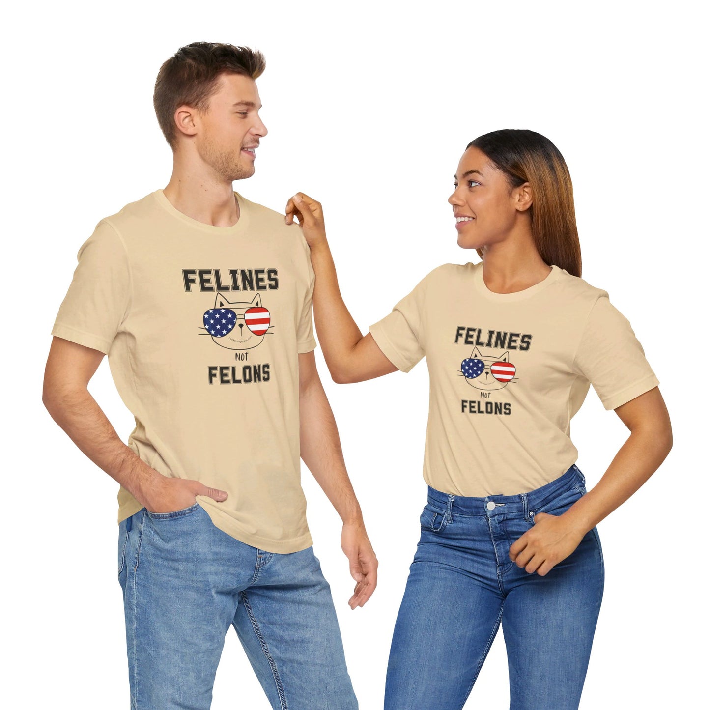 Felines Not Felons T-shirt -Kamala Harris 2024 US President Election Shirt