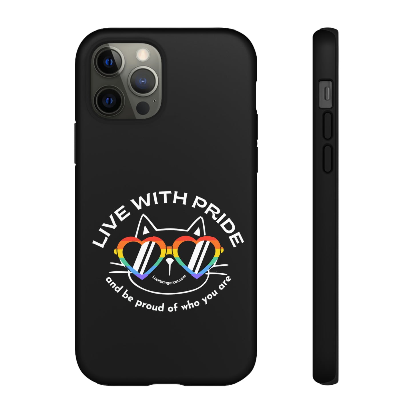 Cat Lovers Pride Phone Case- iPhone, Samsung Galaxy, Google Pixel-LGBTQ+ Community Support