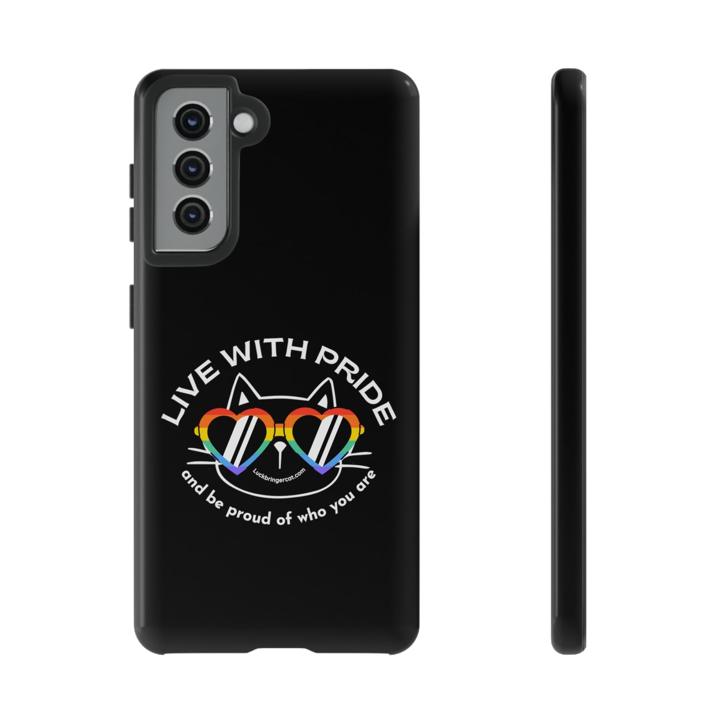 Cat Lovers Pride Phone Case-LGBTQ+ Community Support-Samsung Galaxy S23, Samsung Galaxy S23 Plus, Samsung Galaxy S23 Ultra, Samsung Galaxy S22, Samsung Galaxy S22 Plus, Samsung Galaxy S22 Ultra, Samsung Galaxy S21, Samsung Galaxy S21 FE, Samsung Galaxy S21 Plus, Samsung Galaxy S21 Ultra, Samsung Galaxy S20, Samsung Galaxy S20 FE, Samsung Galaxy S20 Plus, Samsung Galaxy S20 Ultra, Samsung GalaxyS10, Samsung Galaxy S10E, Samsung Galaxy S10 Plus