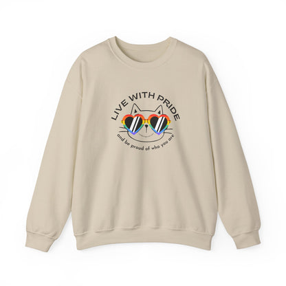 Cat Lovers Pride Sweatshirt -LGBTQ+ Community Support Shirt