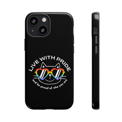 Cat Lovers Pride Phone Case- iPhone, Samsung Galaxy, Google Pixel-LGBTQ+ Community Support