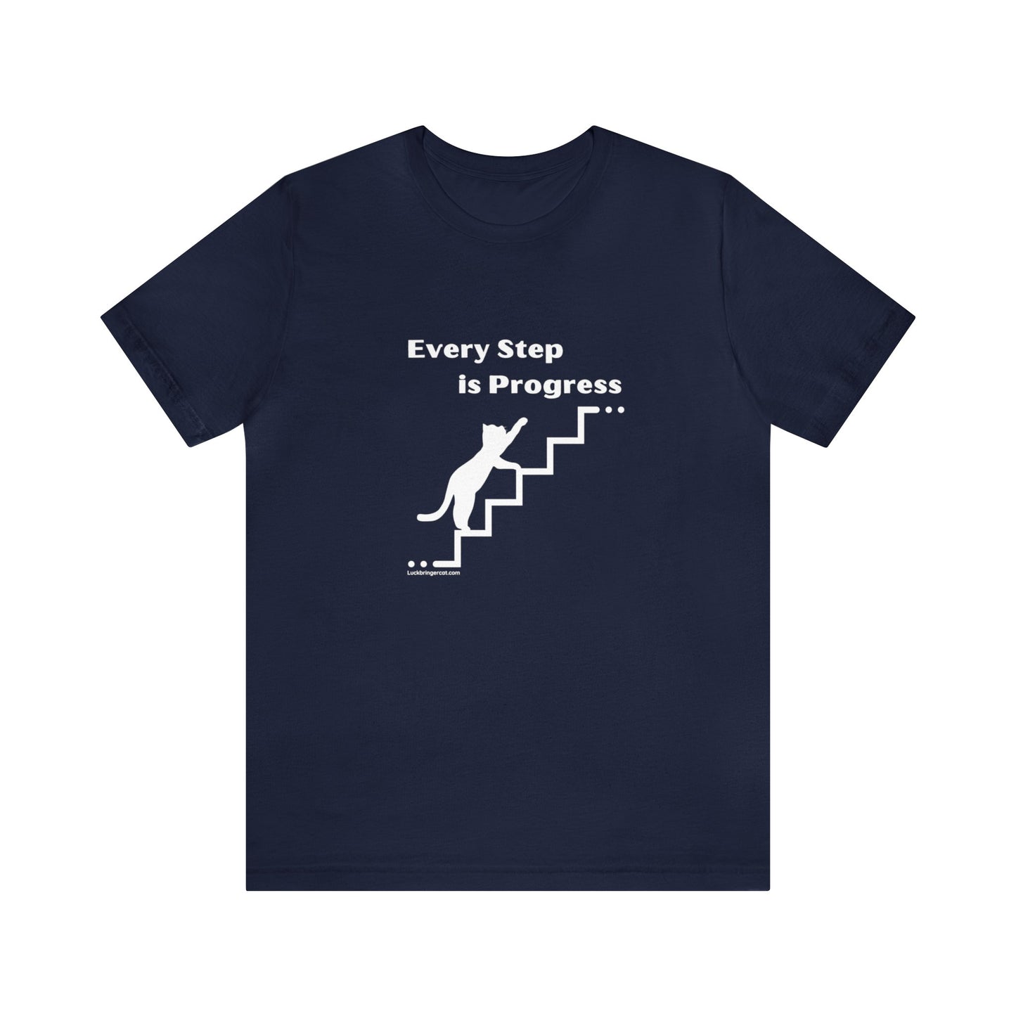 Motivational T-shirt - Every Step is Progress Inspirational Unisex Shirt