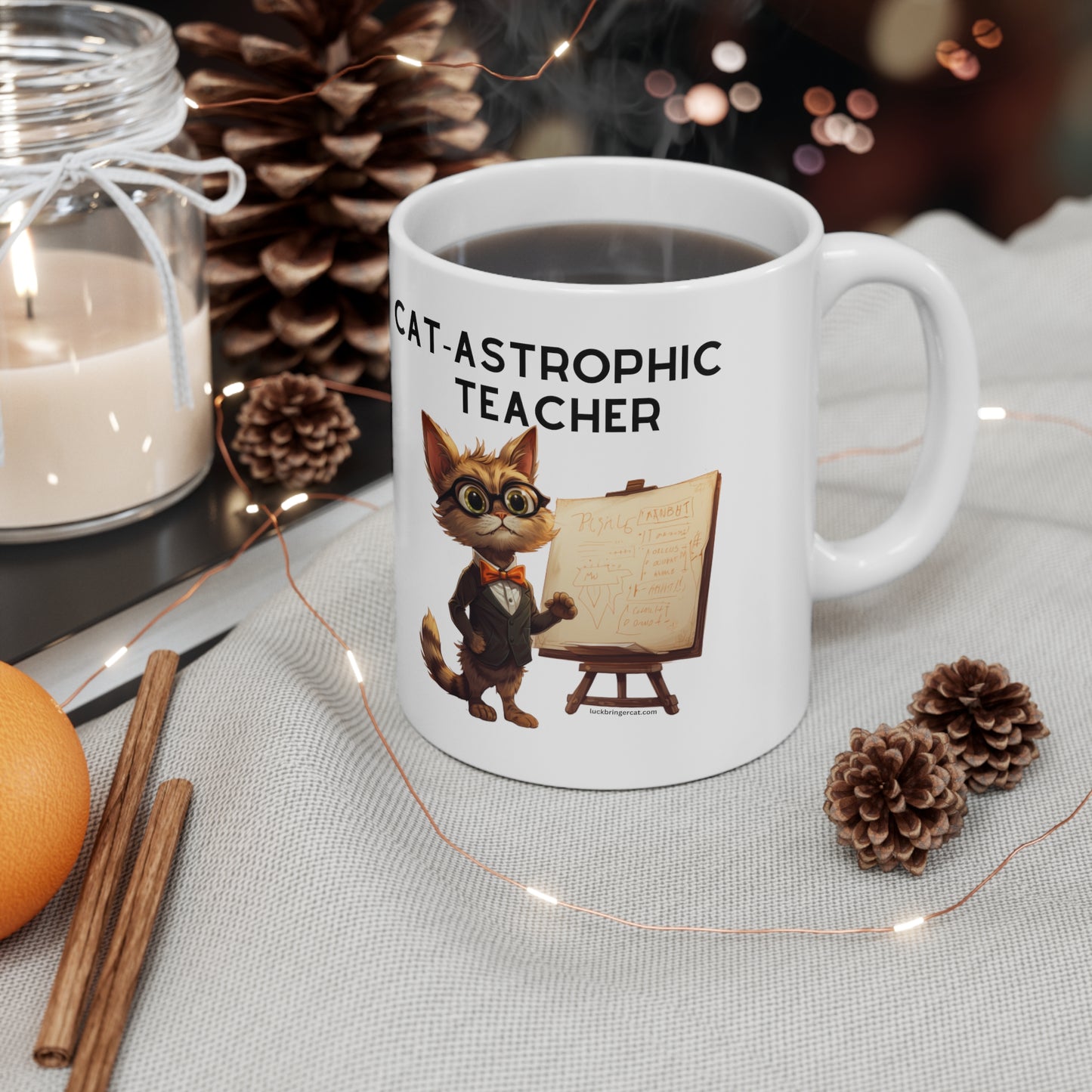 Funny Coffee Mug for Teachers especially for cat lovers