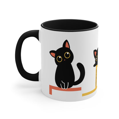 Black Cat Ceramic Coffee Mug for Kitty Cat Lovers