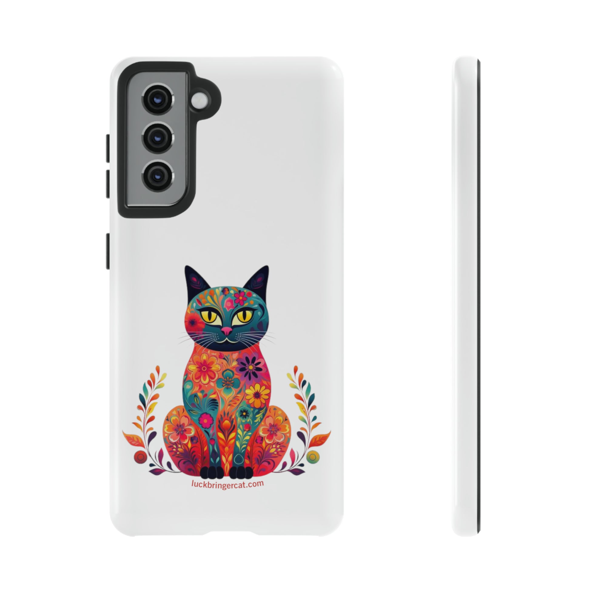 Phone Case for Cat Lovers-cat mum, cat mom, cat lover girl gift-flowers, floral, unique, colorful, robust-white-Persian cat- Samsung Galaxy S23, Samsung Galaxy S23 Plus, Samsung Galaxy S23 Ultra, Samsung Galaxy S22, Samsung Galaxy S22 Plus, Samsung Galaxy S22 Ultra, Samsung Galaxy S21, Samsung Galaxy S21 FE, Samsung Galaxy S21 Plus, Samsung Galaxy S21 Ultra, Samsung Galaxy S20, Samsung Galaxy S20 FE, Samsung Galaxy S20 Plus, Samsung Galaxy S20 Ultra, S10,  S10E, S10 Plus