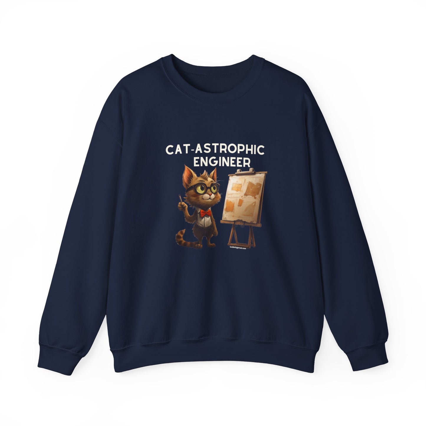 Sweatshirt for Cat Lover Engineers-  Funny Engineers Unisex Sweater