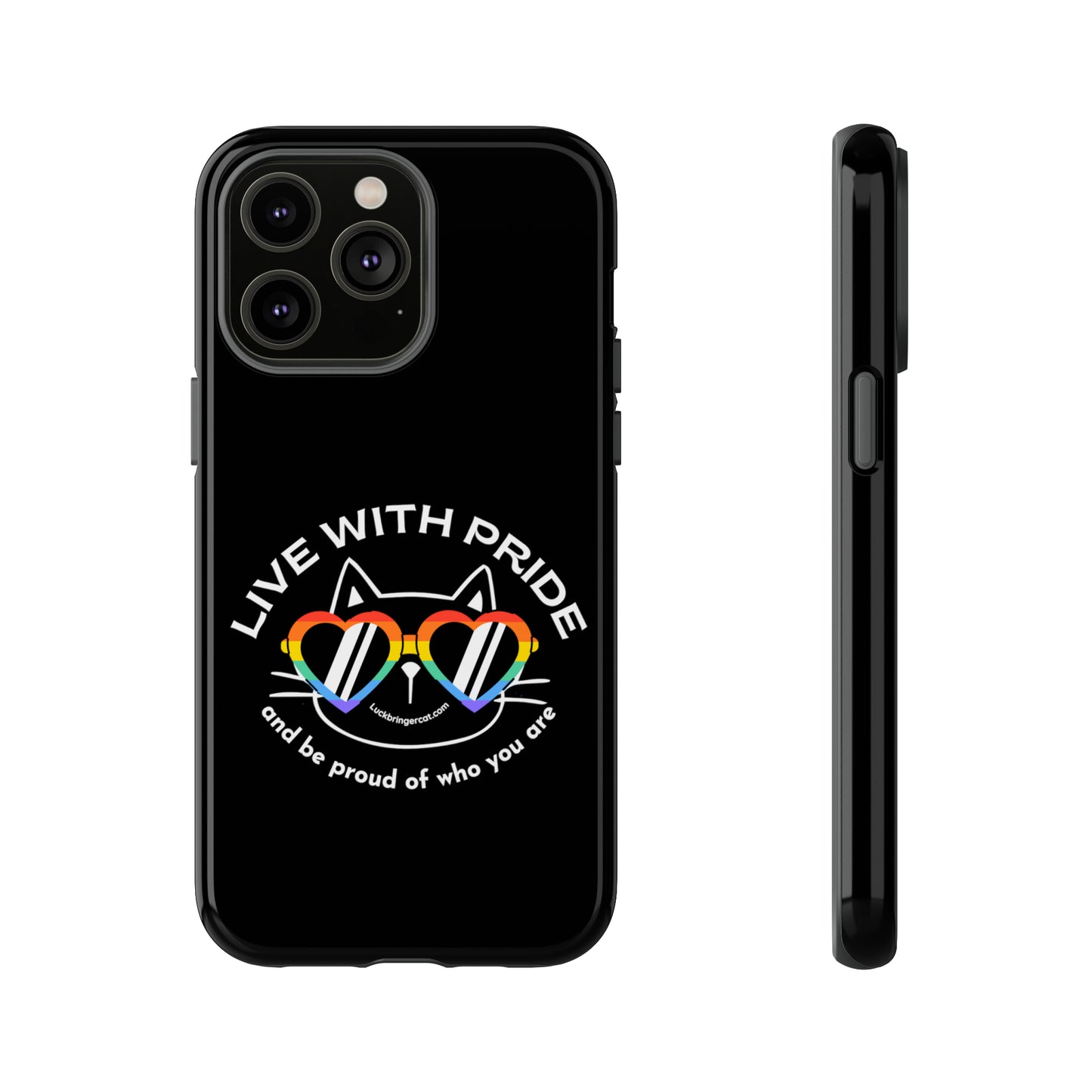 Cat Lovers Pride Phone Case- iPhone, Samsung Galaxy, Google Pixel-LGBTQ+ Community Support