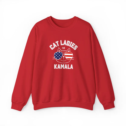 Cat Ladies For Kamala Harris Sweatshirt- 2024 US Presidential Election Shirt